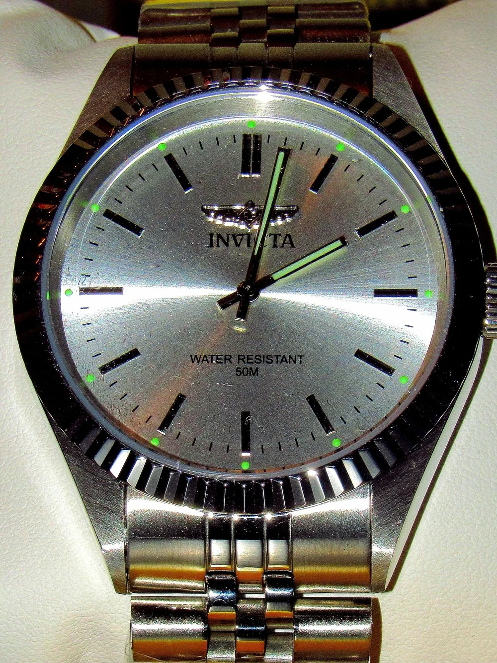 Invicta Silver Dial Stainless Steel Watch